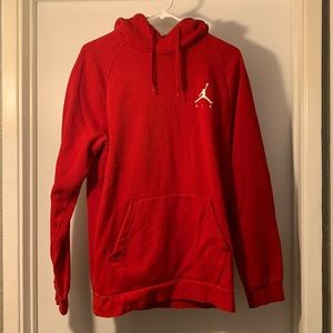 Air Jordan Red Men’s Hoodie Medium